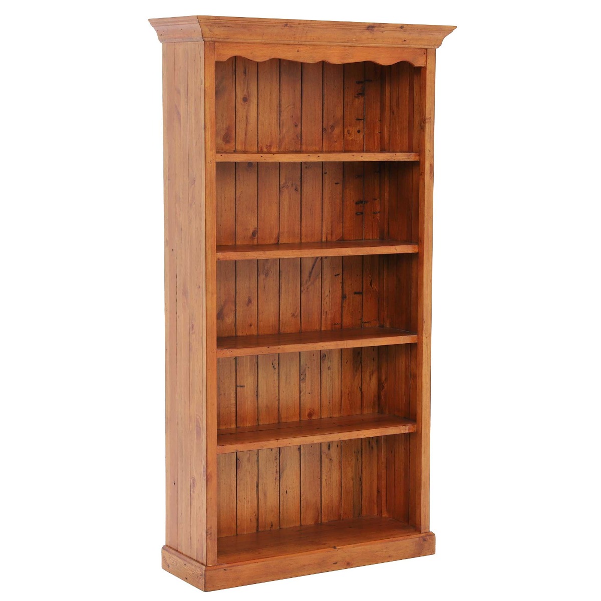 Villiers Reclaimed Wood Medium Bookcase, In Vintage Finish