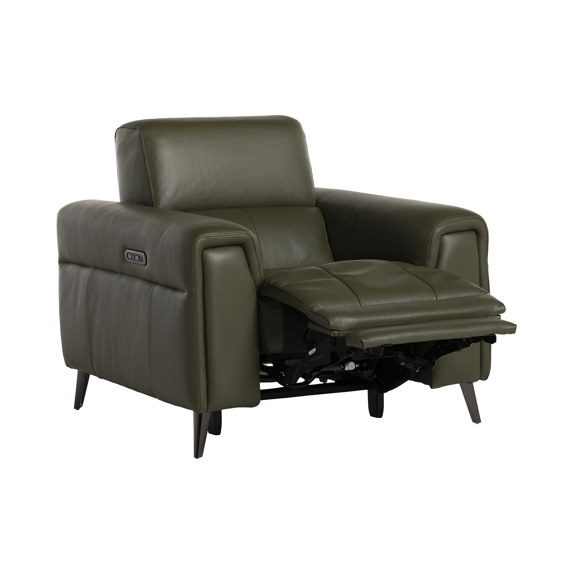 Kerren Power Recliner Armchair With Head Tilt - Blue Tooth & Battery Pack In 40/10 Pine