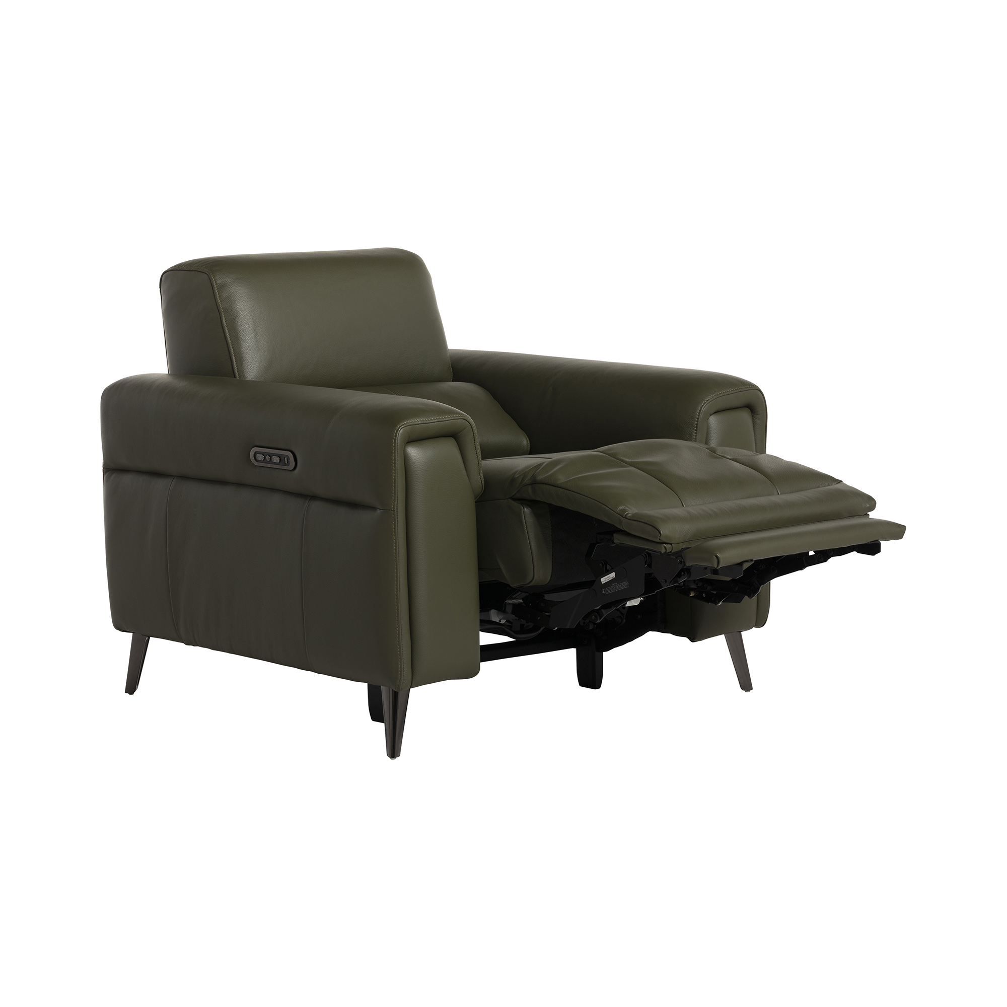 Kerren Power Recliner Armchair With Head Tilt - Blue Tooth & Battery Pack In 40/10 Pine