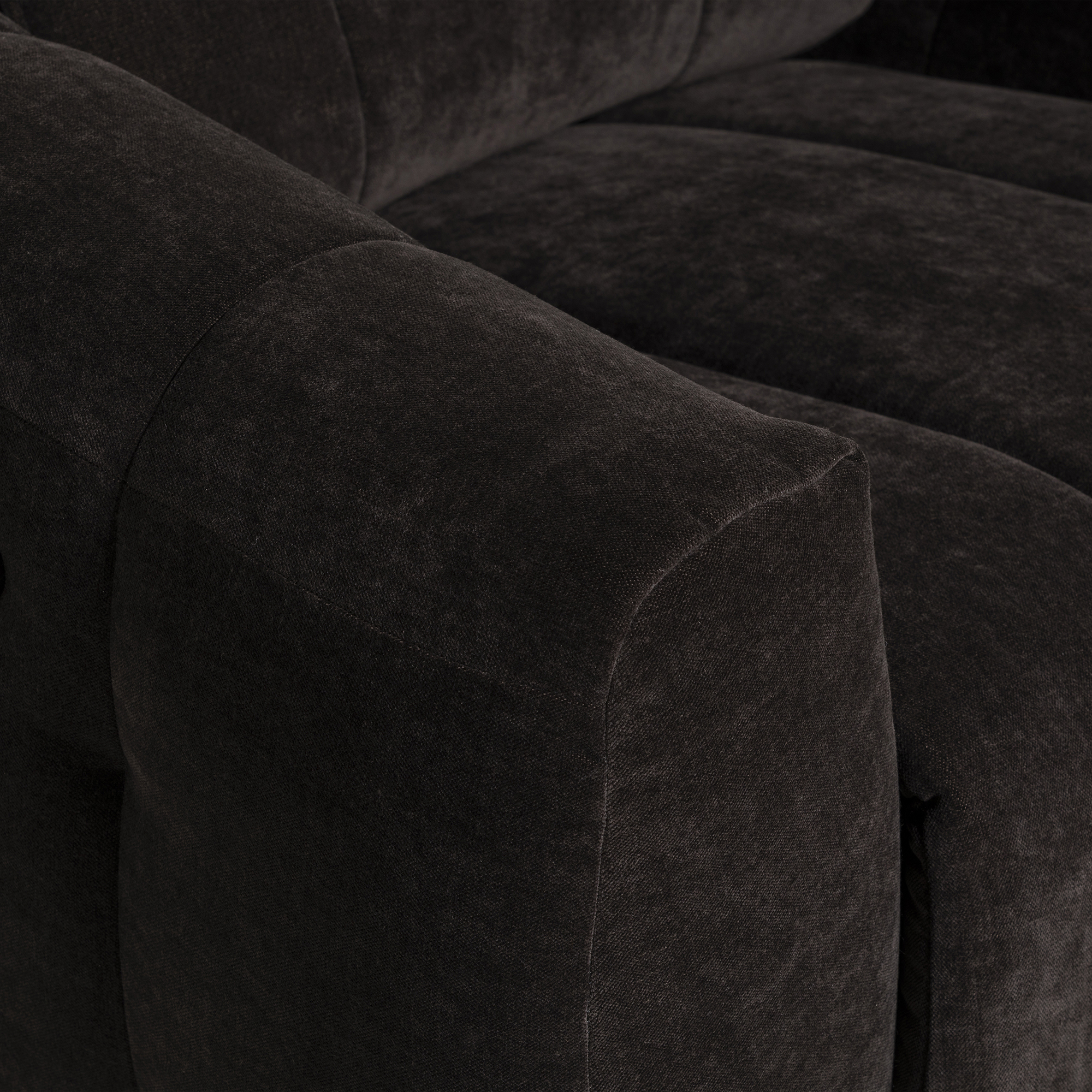 Montgomery Dark Brown Fabric Electric Recliner Armchair, Manhattan Mushroom