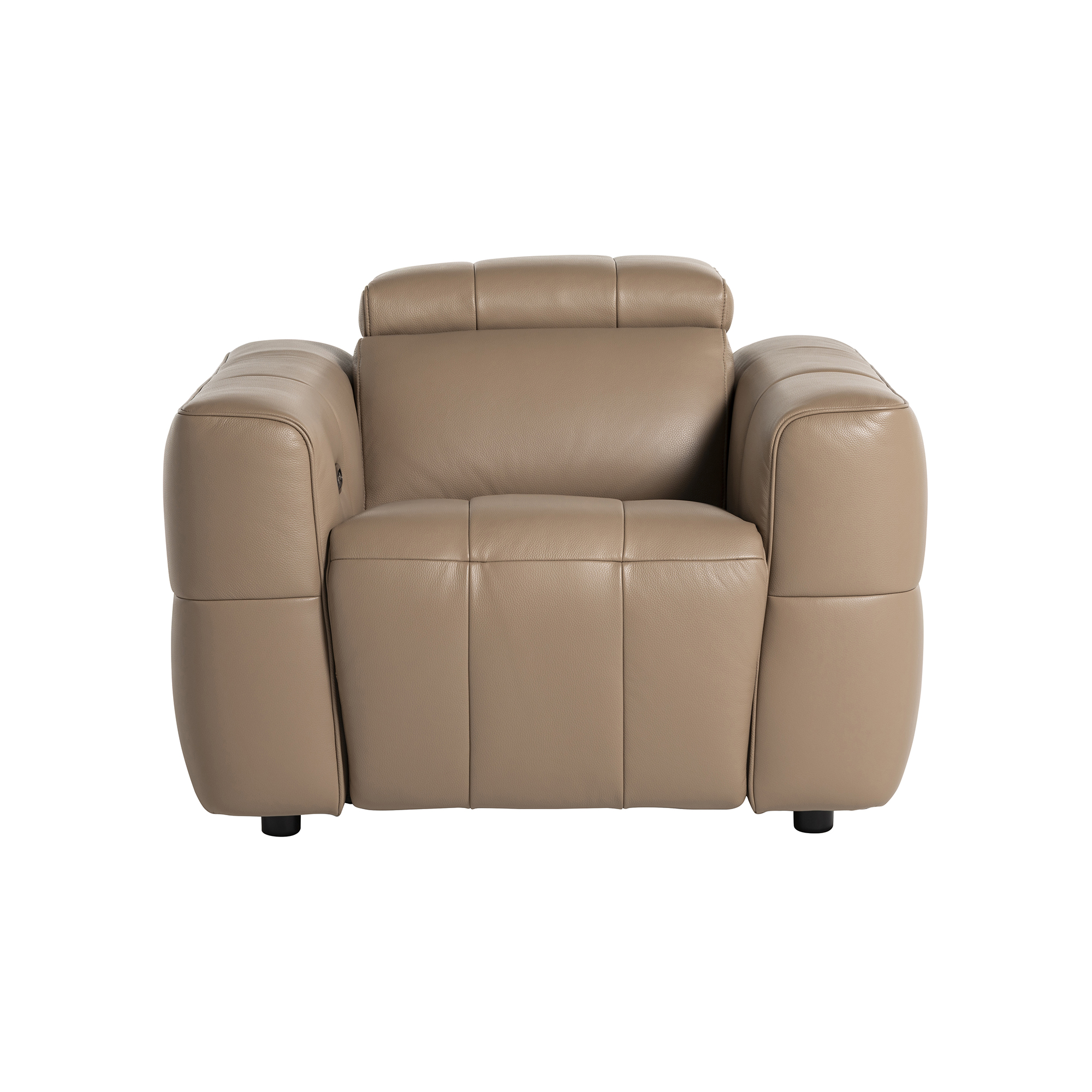 Rochester Armchair Power Recliner with Head Tilt - And Battery Pack in Cat 40/55 Mushroom