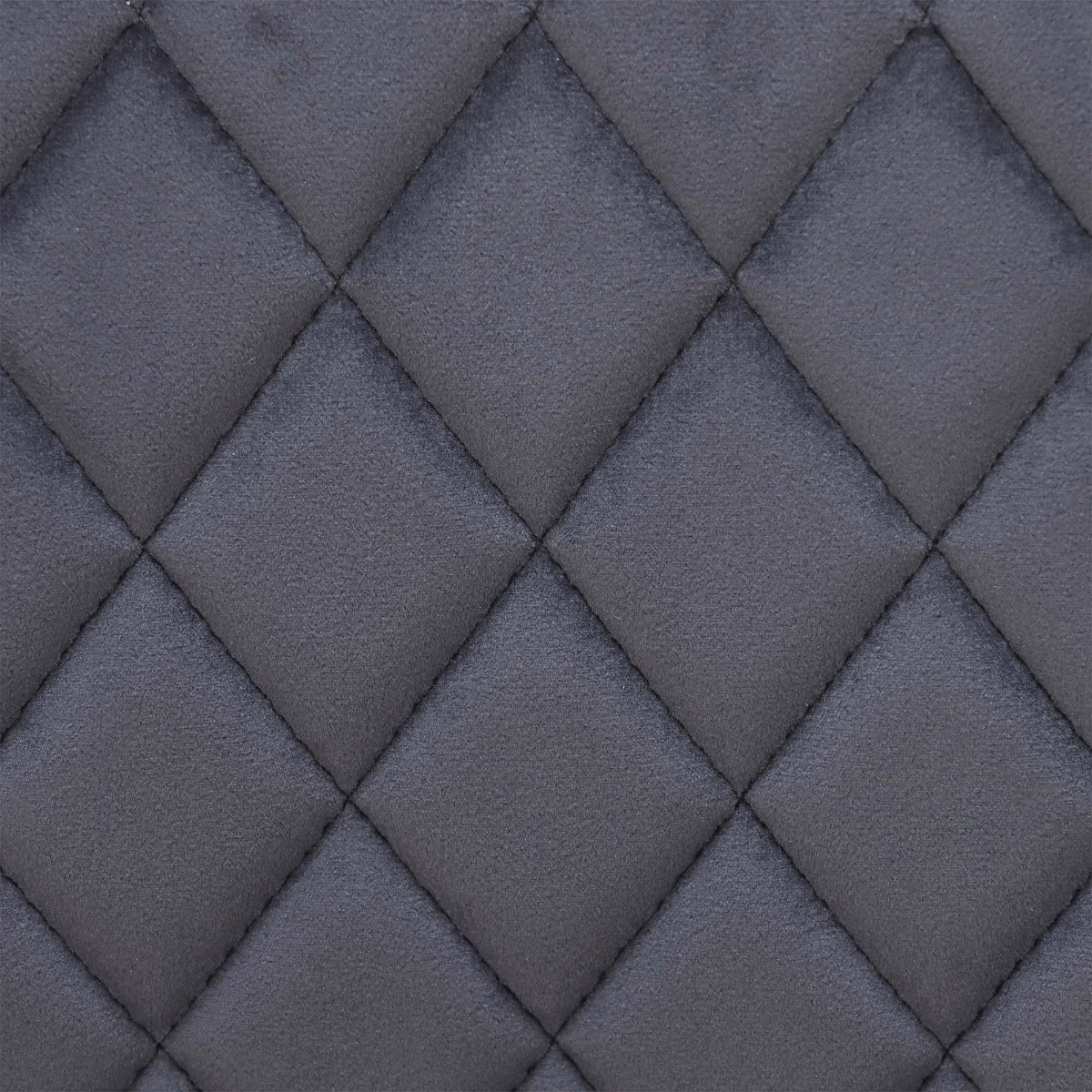 Archer Grey Velvet Counter Stool, Grey Fabric and Metal Legs