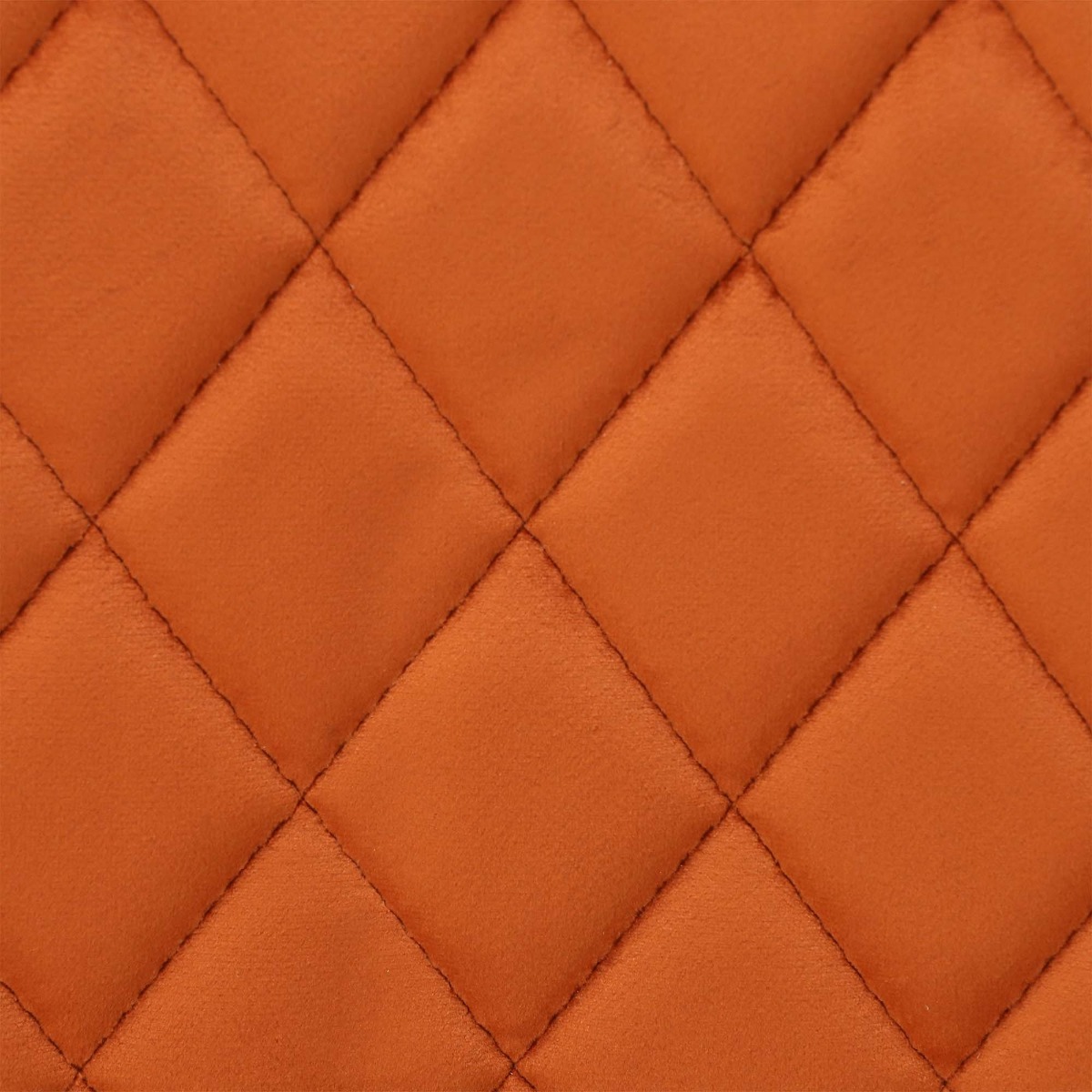 Archer Counter Stool - Orange Fabric and Metal Legs