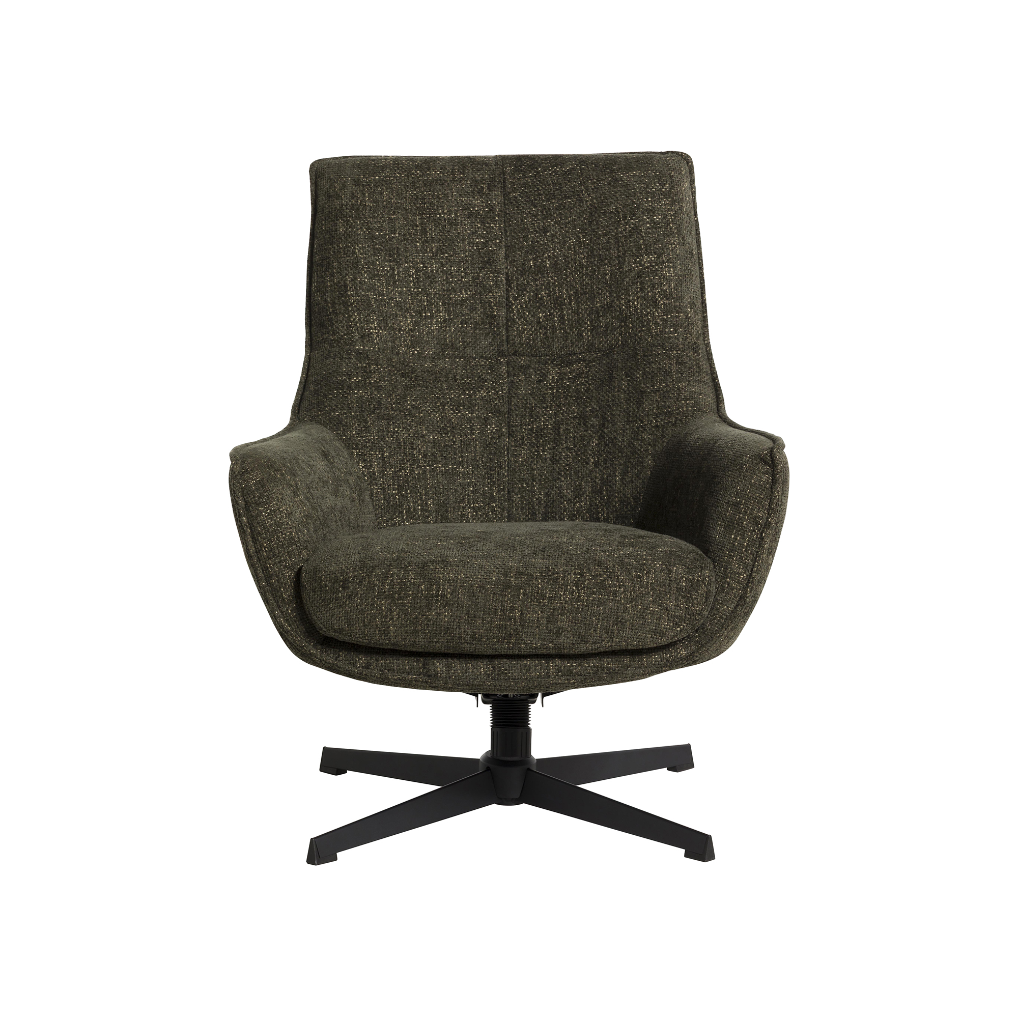 Draycott Green Fabric Swivel Armchair