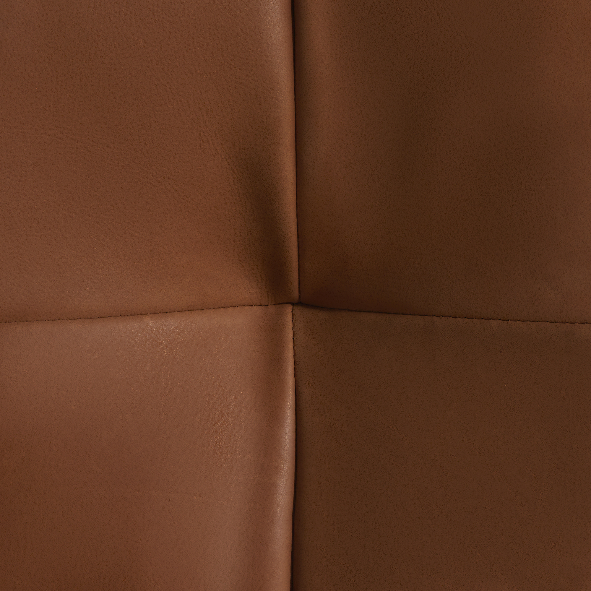 Aldo Brown Leather 3 Seater Sofa, Veneto Cognac