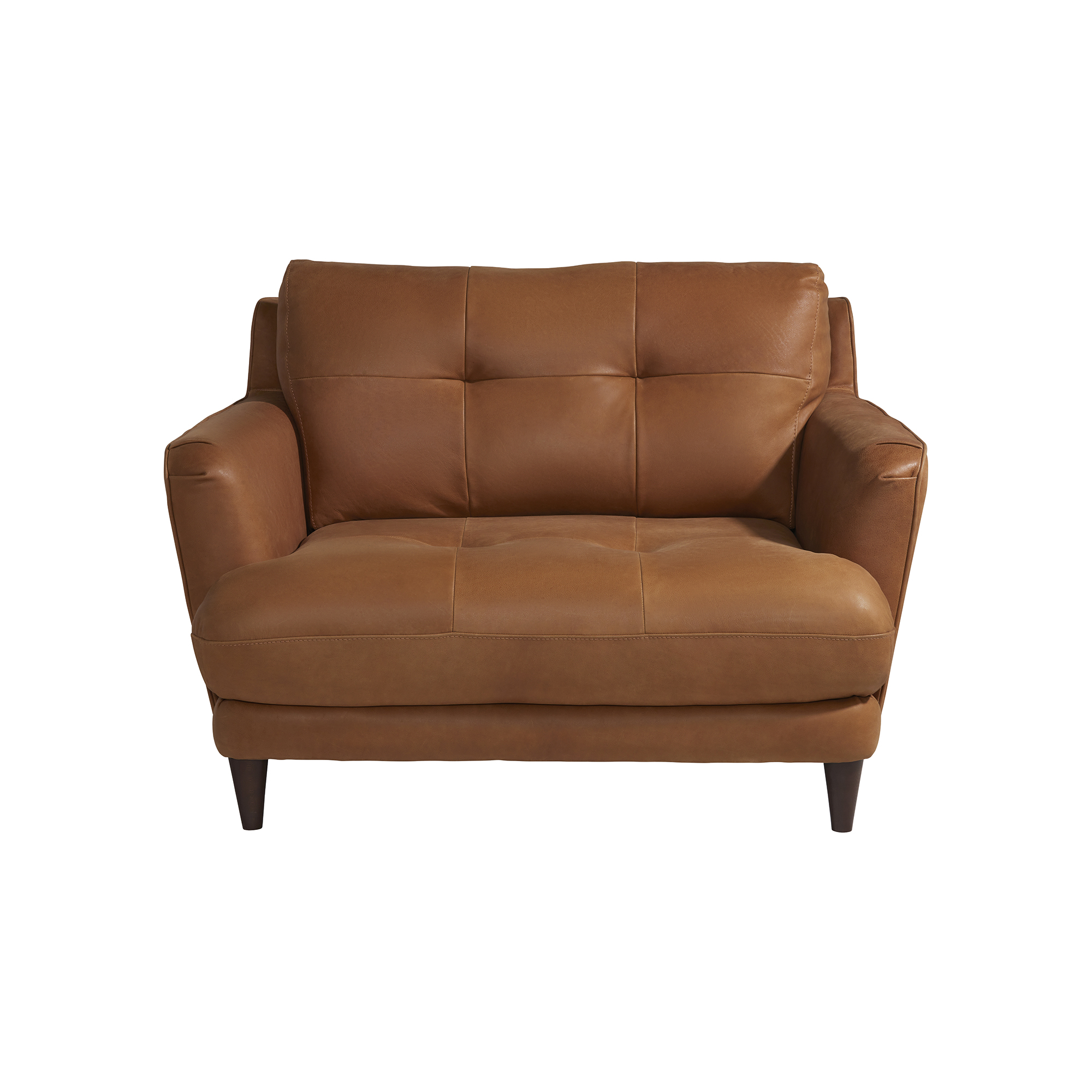 Aldo Leather Maxi Armchair, Veneto Cognac