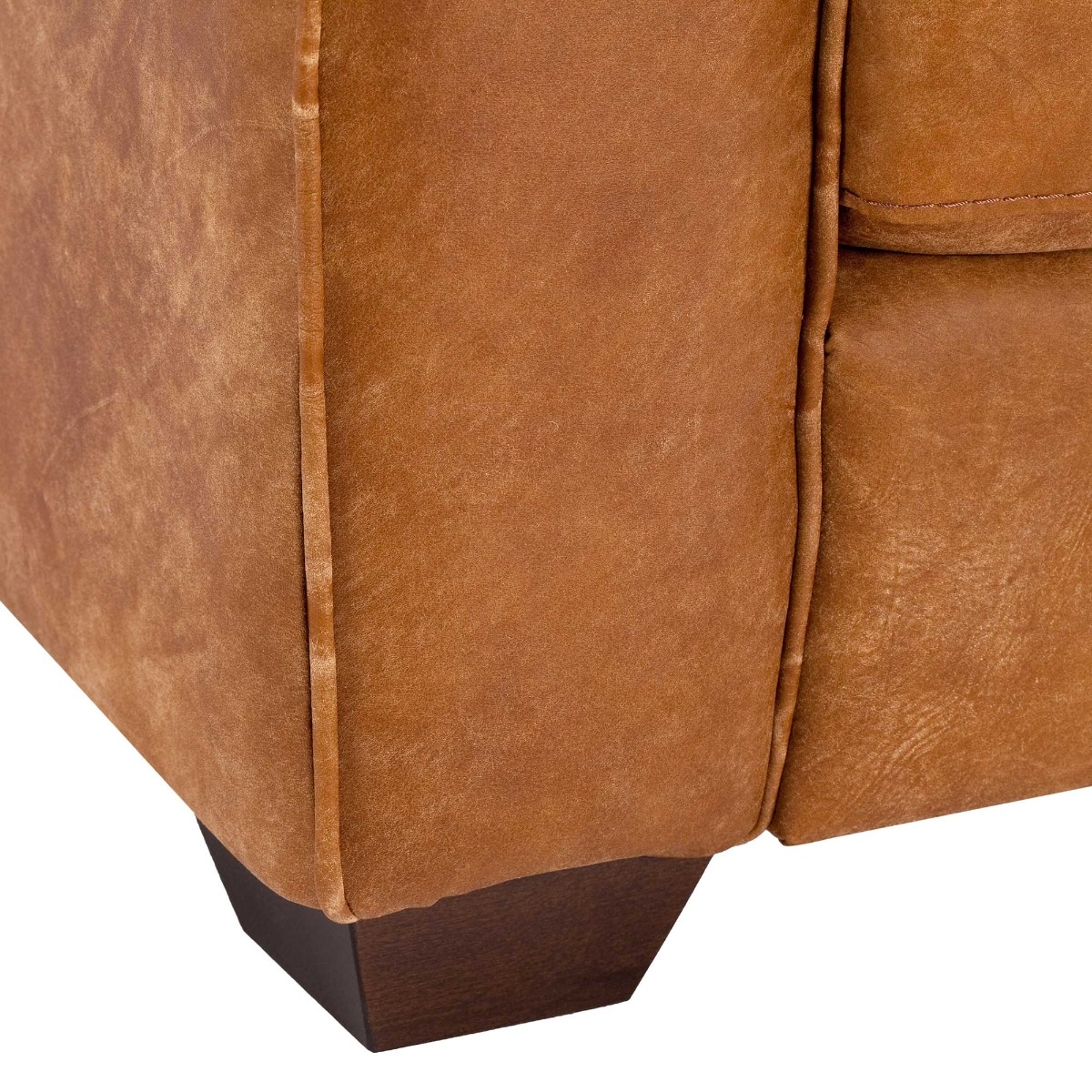 Houston Leather 3 Seater Sofa