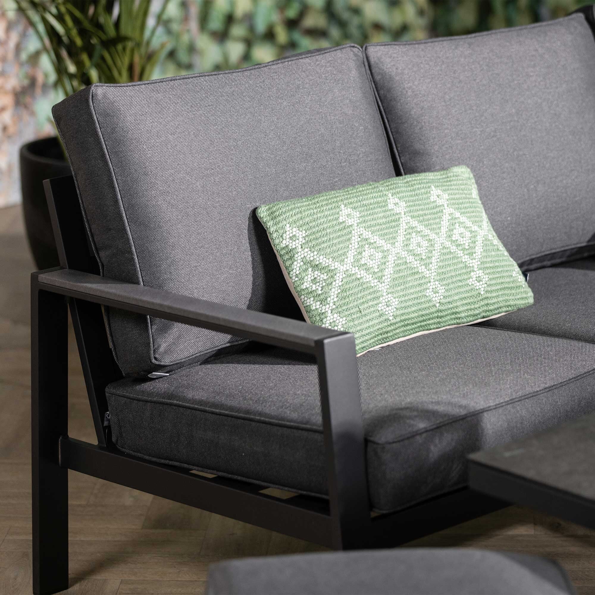 Fierza 6 Seater Garden Corner Set With Rising Table