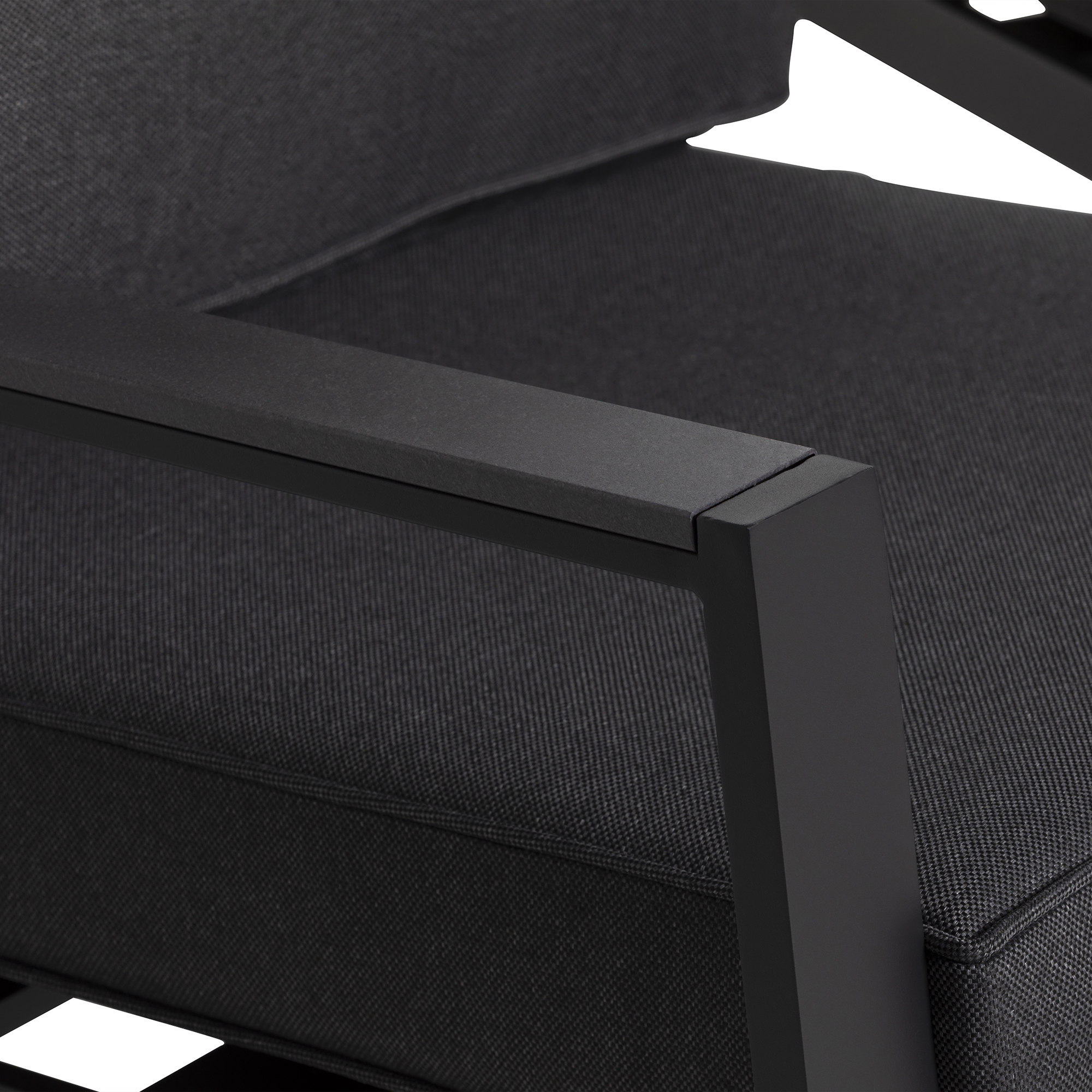 Fierza Grey Garden Lounge Chair