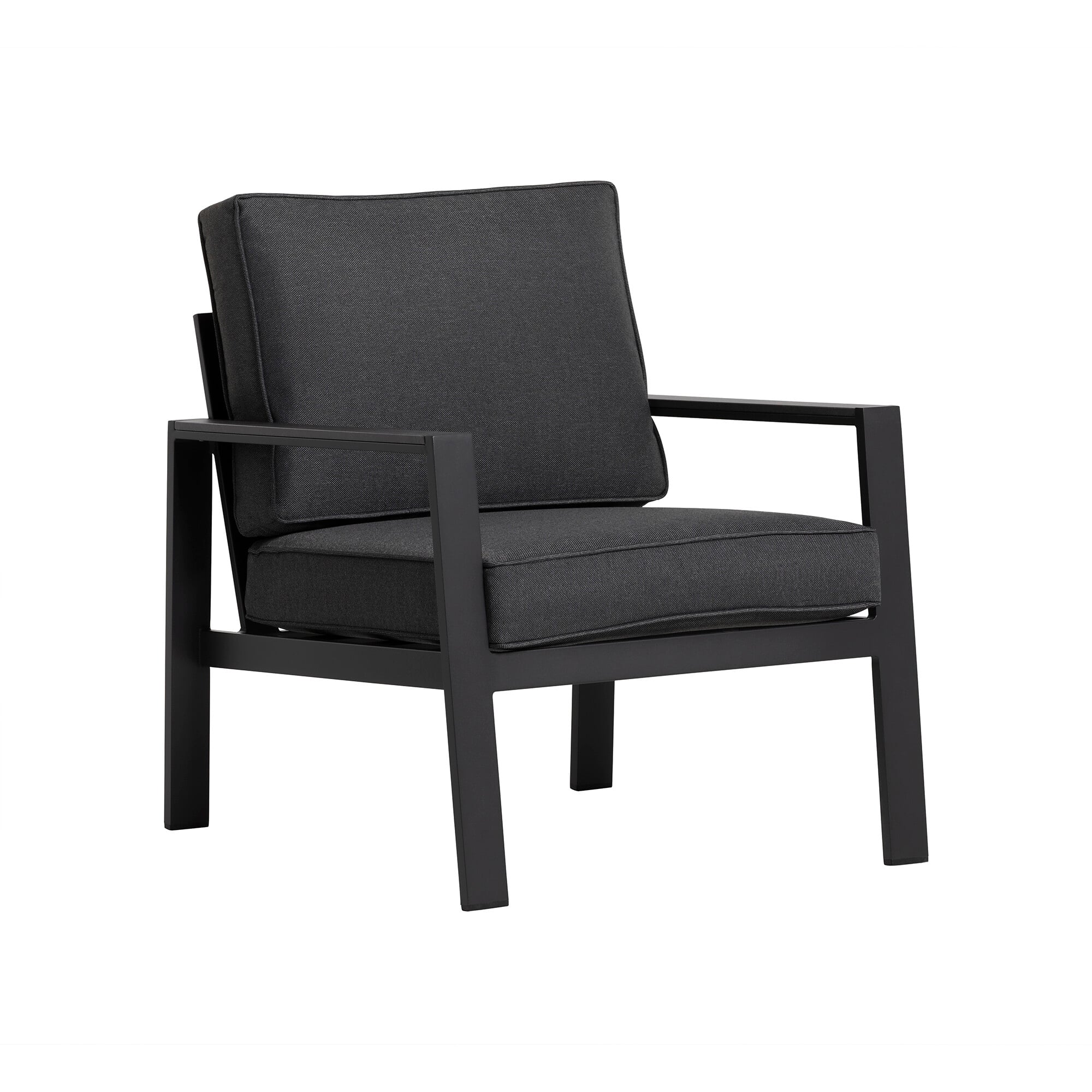 Fierza Grey Garden Lounge Chair