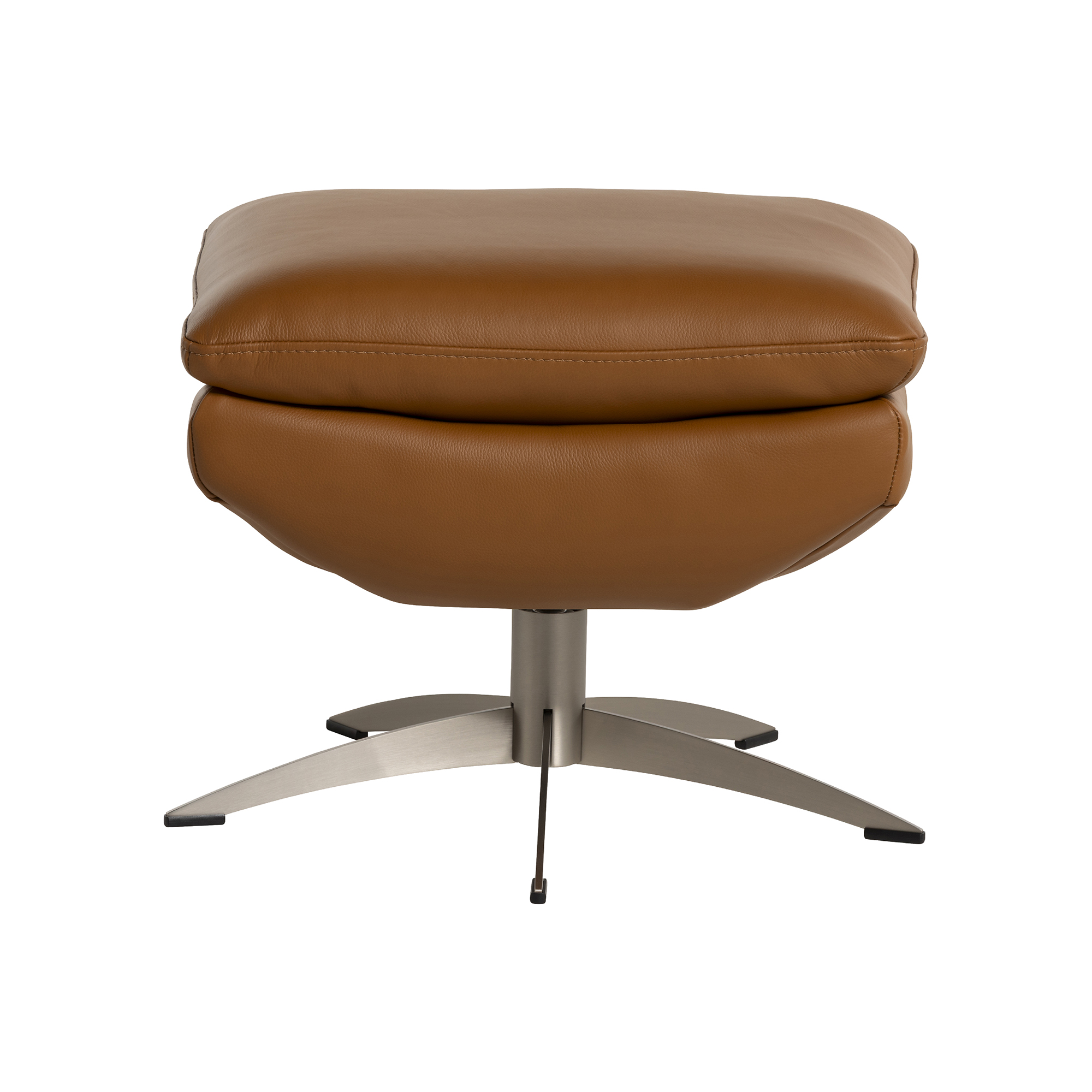 Mills Ottoman - Bergen Tan