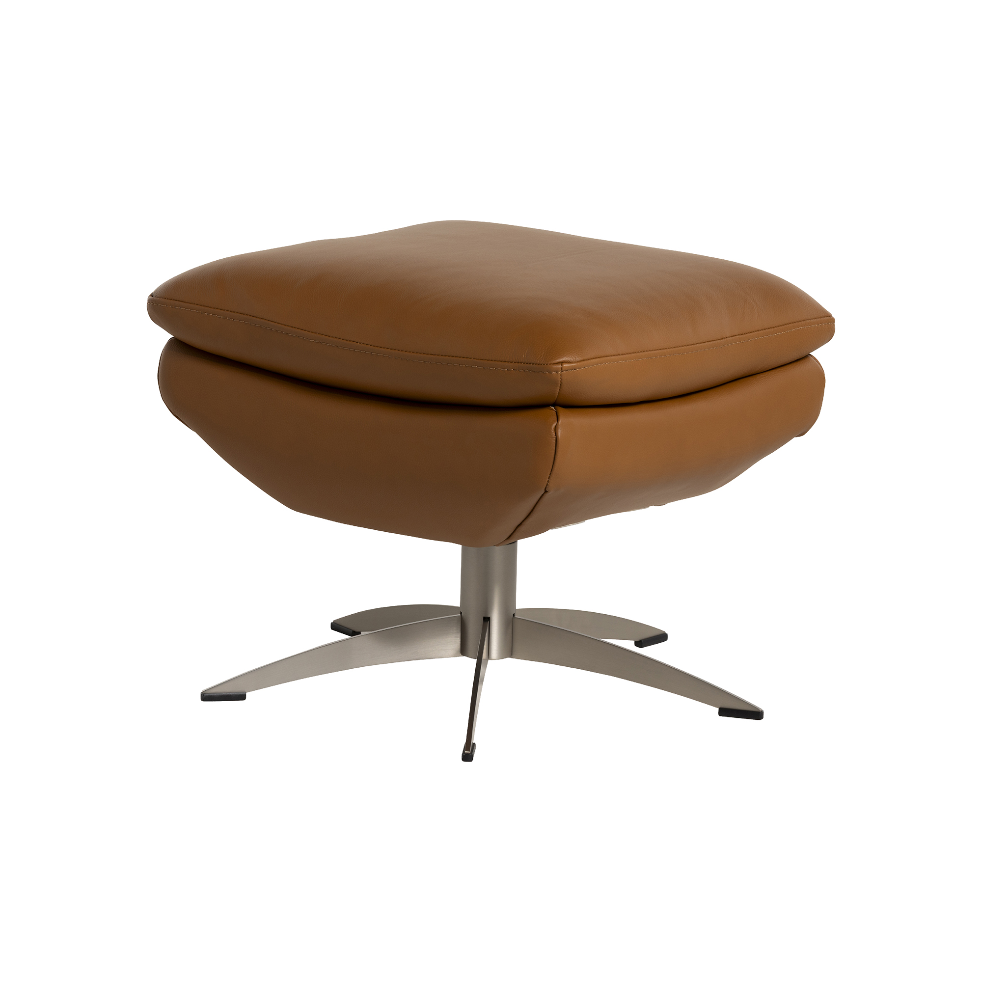 Mills Ottoman - Bergen Tan