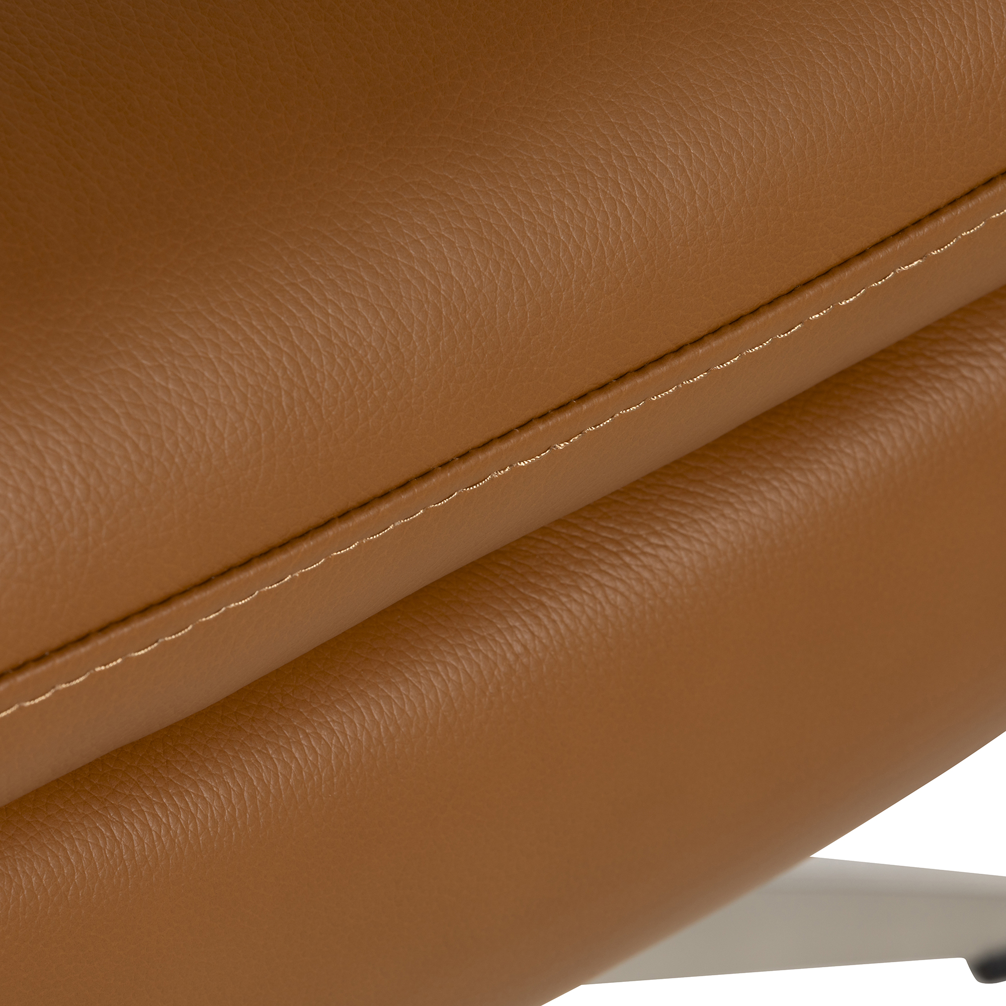 Mills Ottoman - Bergen Tan