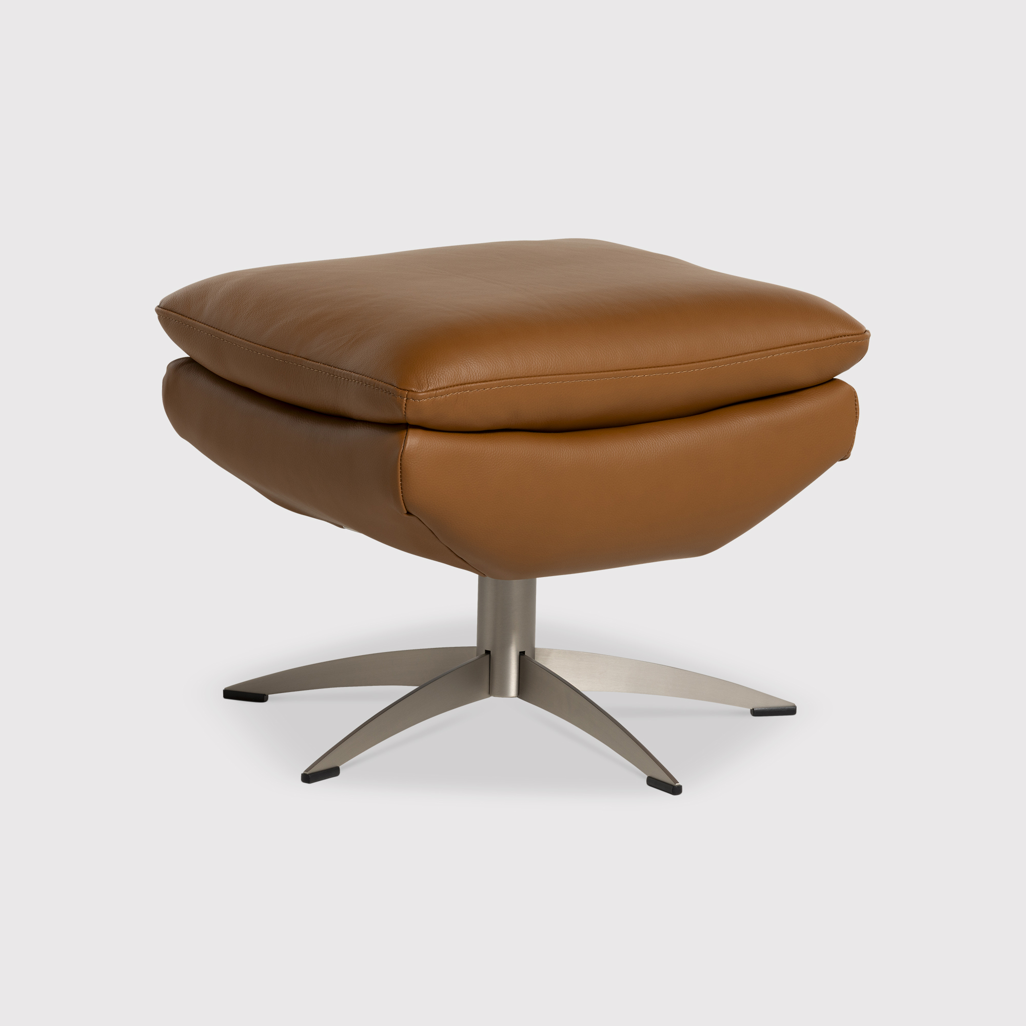 Mills Ottoman - Bergen Tan