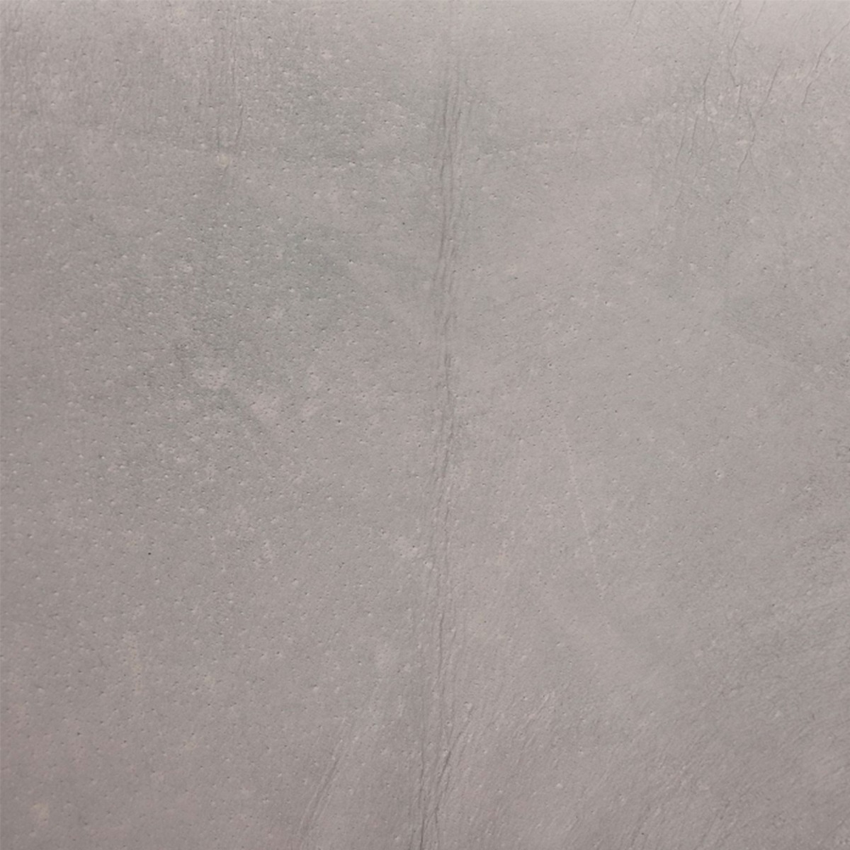 Beck Grey Leather Curved Dining Chair, Concrete Matt and Carbon Legs