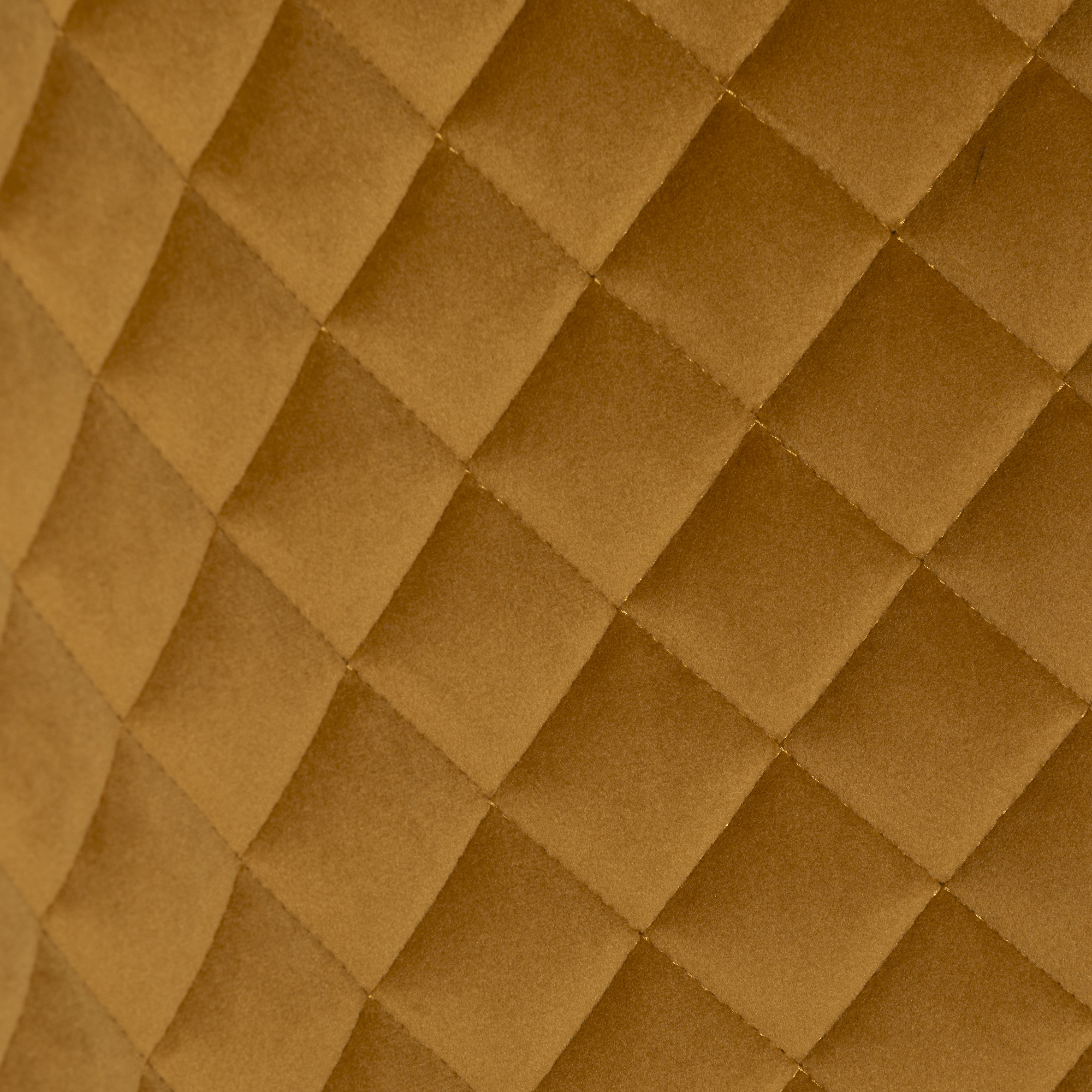 Rivington Golden Velvet Quilted Bar Stool, Mustard Velvet and Black Legs