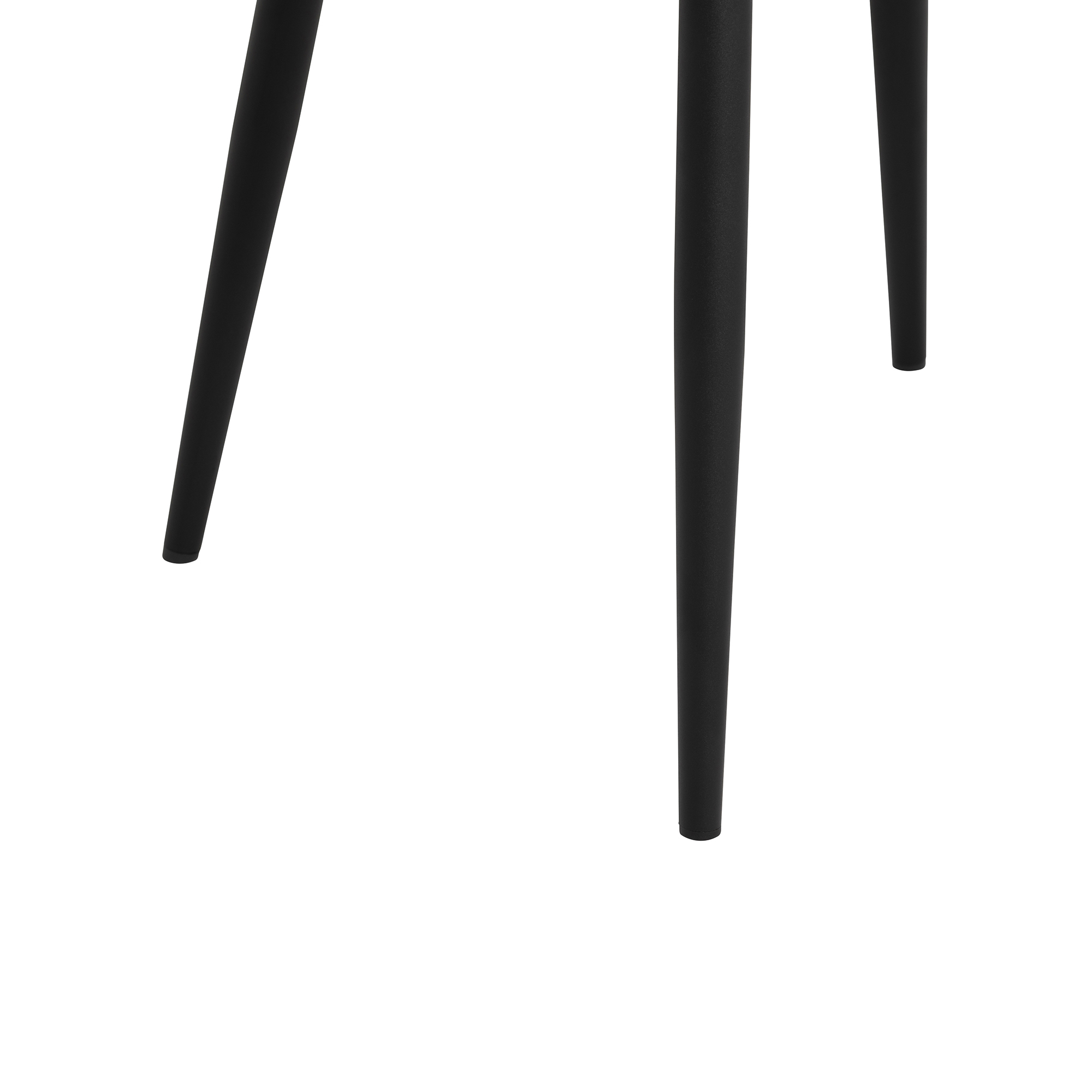 Rivington Neutral Velvet Quilted Dining Chair, Taupe Velvet and Black Legs