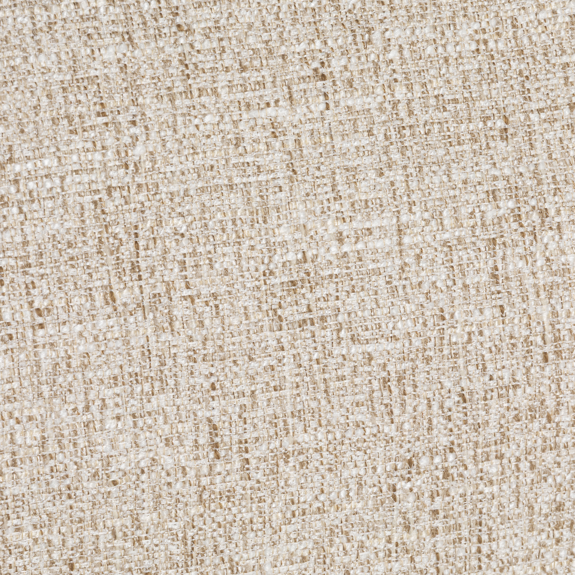 Malmo Neutral Fabric 3 Seater Sofa, Espresso Wooden Legs