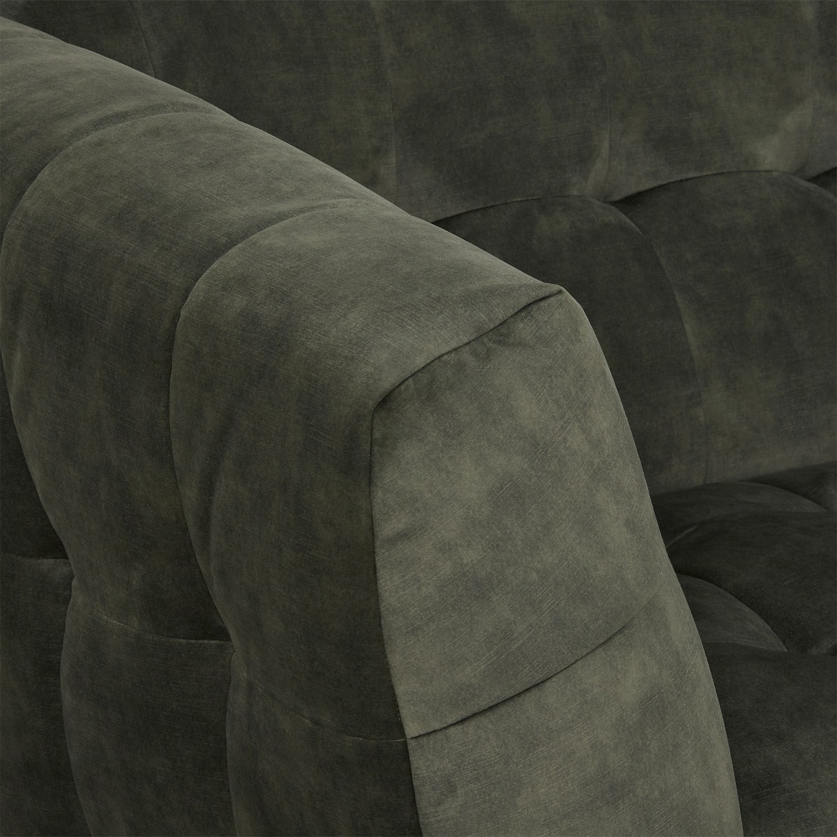 Azalea Dark Green Velvet 2 Seater Sofa