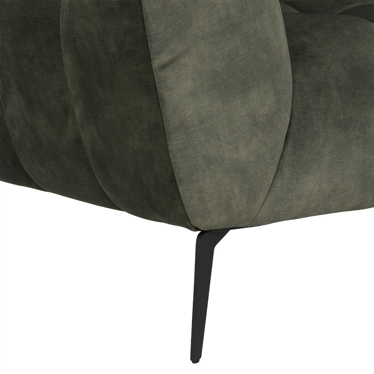 Azalea Dark Green Velvet 2 Seater Sofa