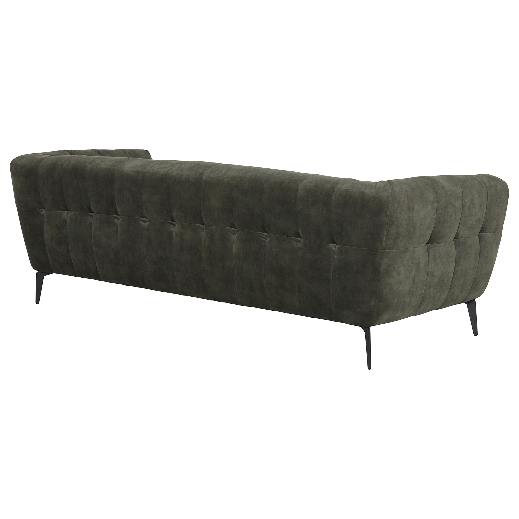 Azalea Dark Green Velvet 3 Seater Sofa
