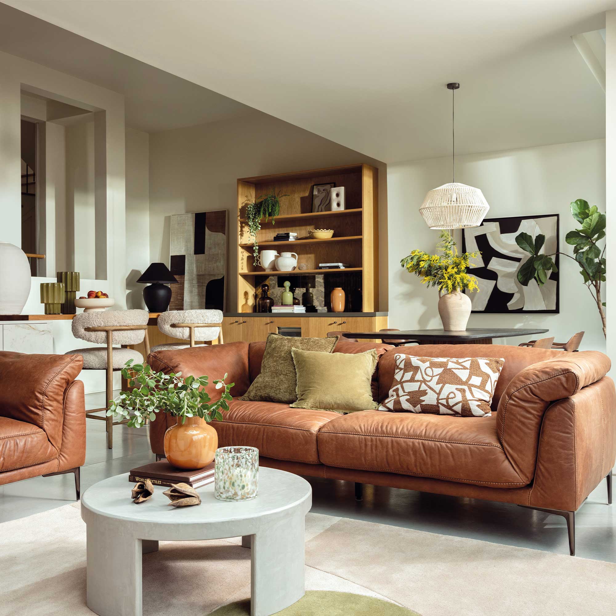 Epping 3 Seater Sofa - Saddlebag GLC4408