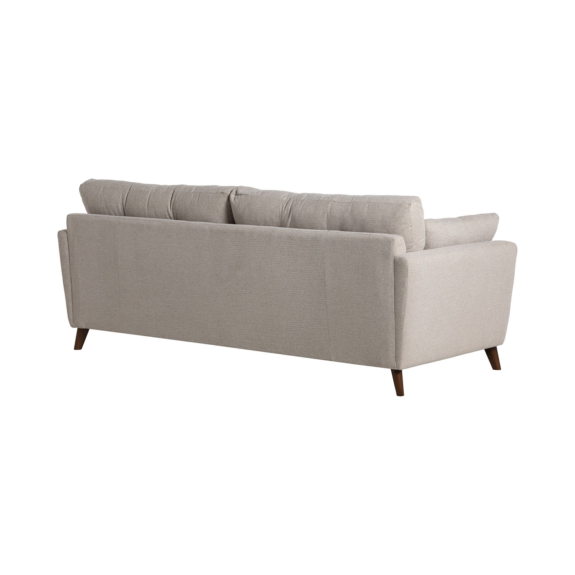 Benton Extra Large Sofa - House Woven Chenille Natural and Medium Feet