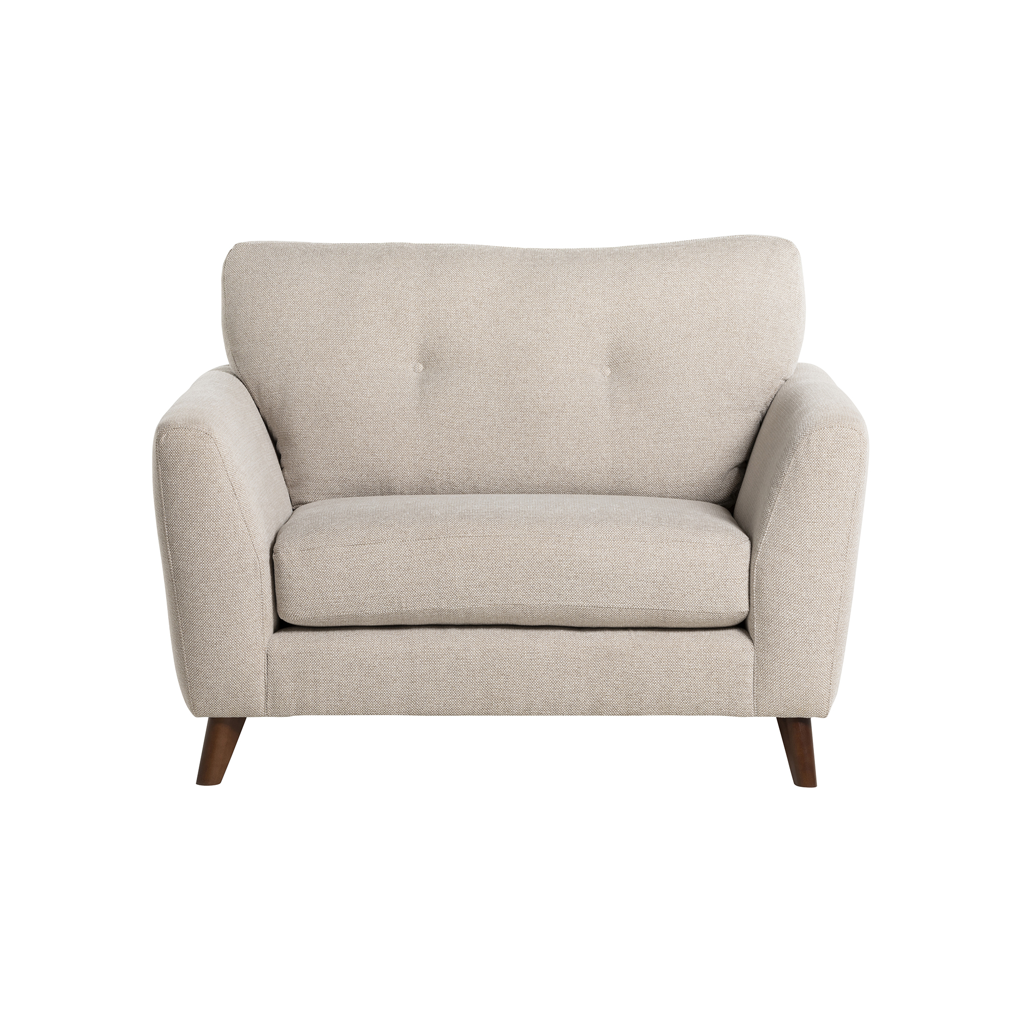 Benton Loveseat - House Woven Chenille Natural and Medium Feet