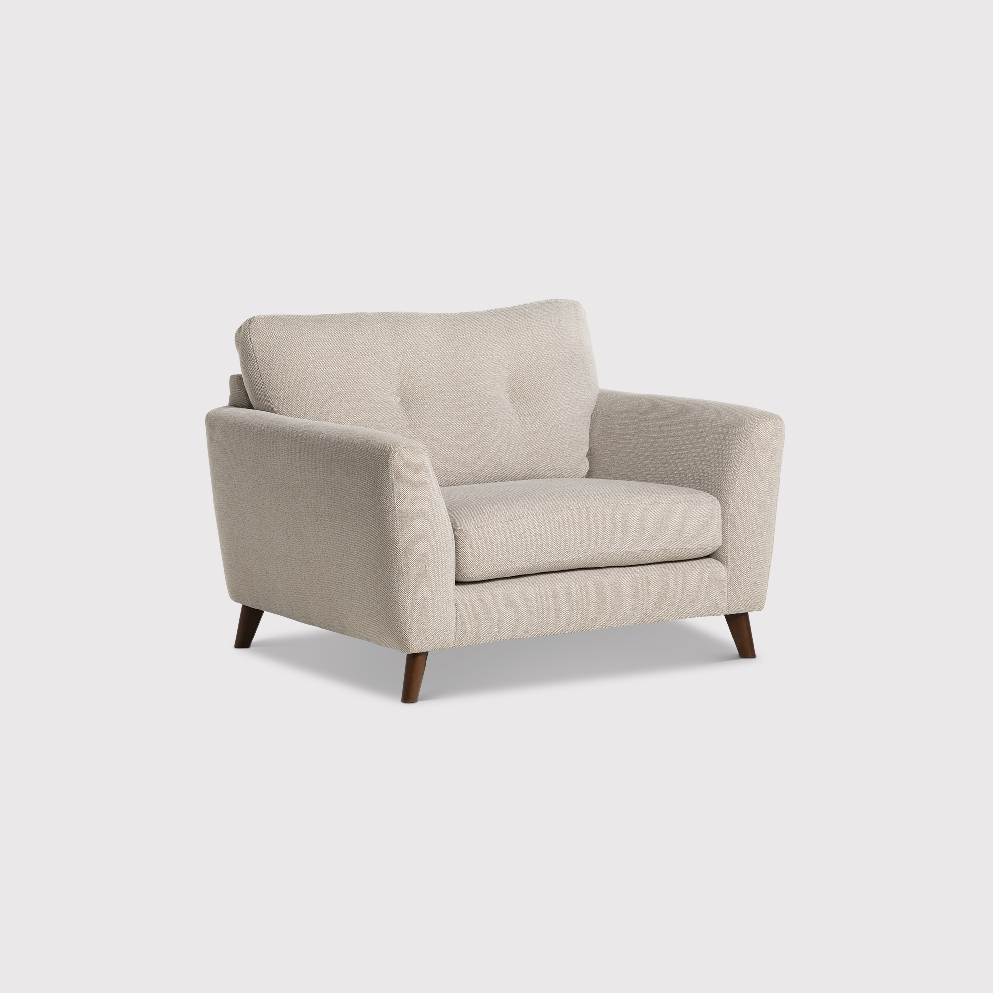 Benton Loveseat - House Woven Chenille Natural and Medium Feet