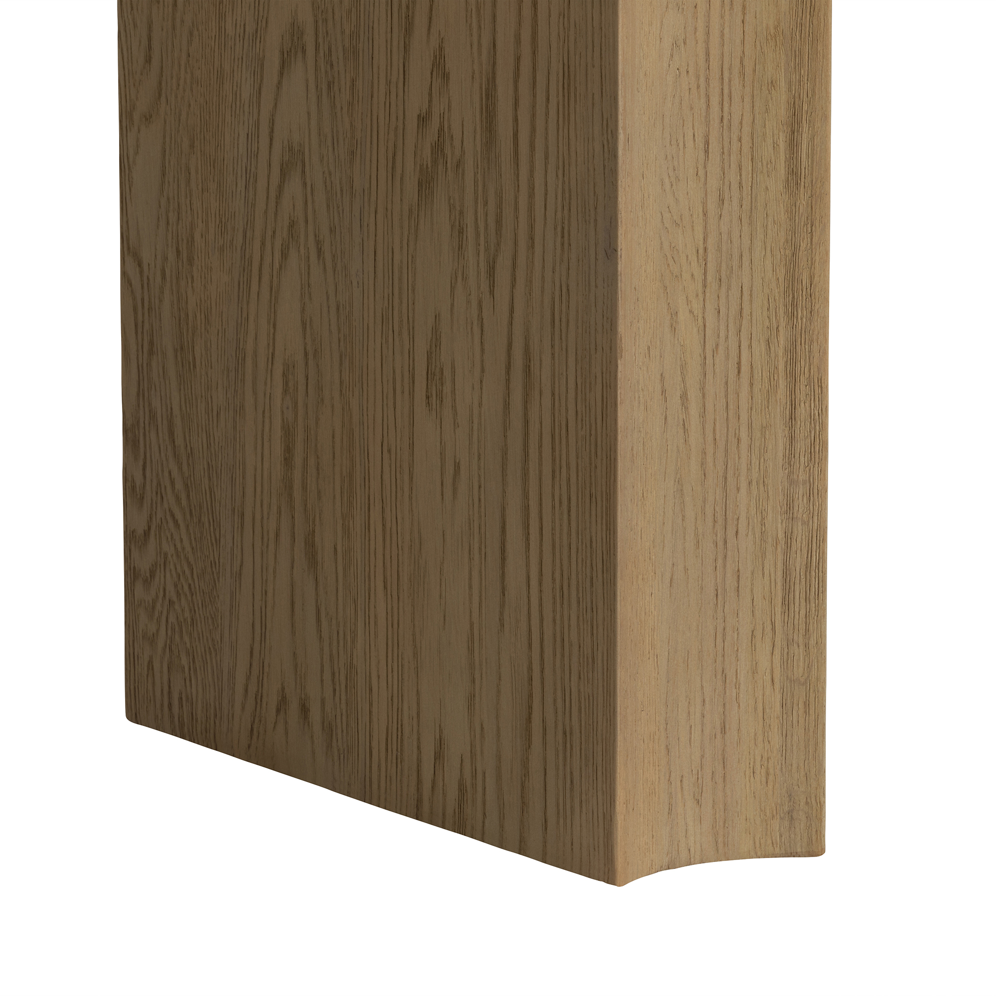 Plover Rectangular Marble 180cm Console Table with Curved Oak Wood Legs, Carrara Marble Top and Bleached Honey Oak