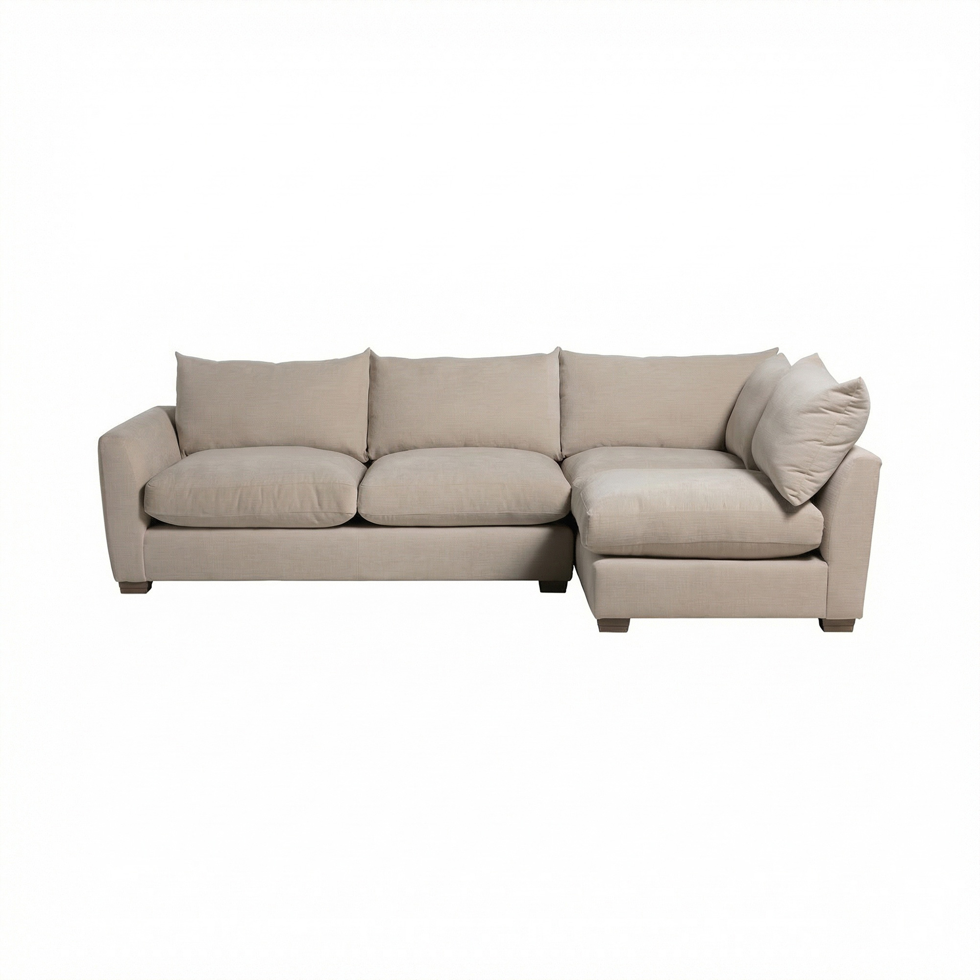Floyd Neutral Fabric Combi Left Hand Corner Sofa