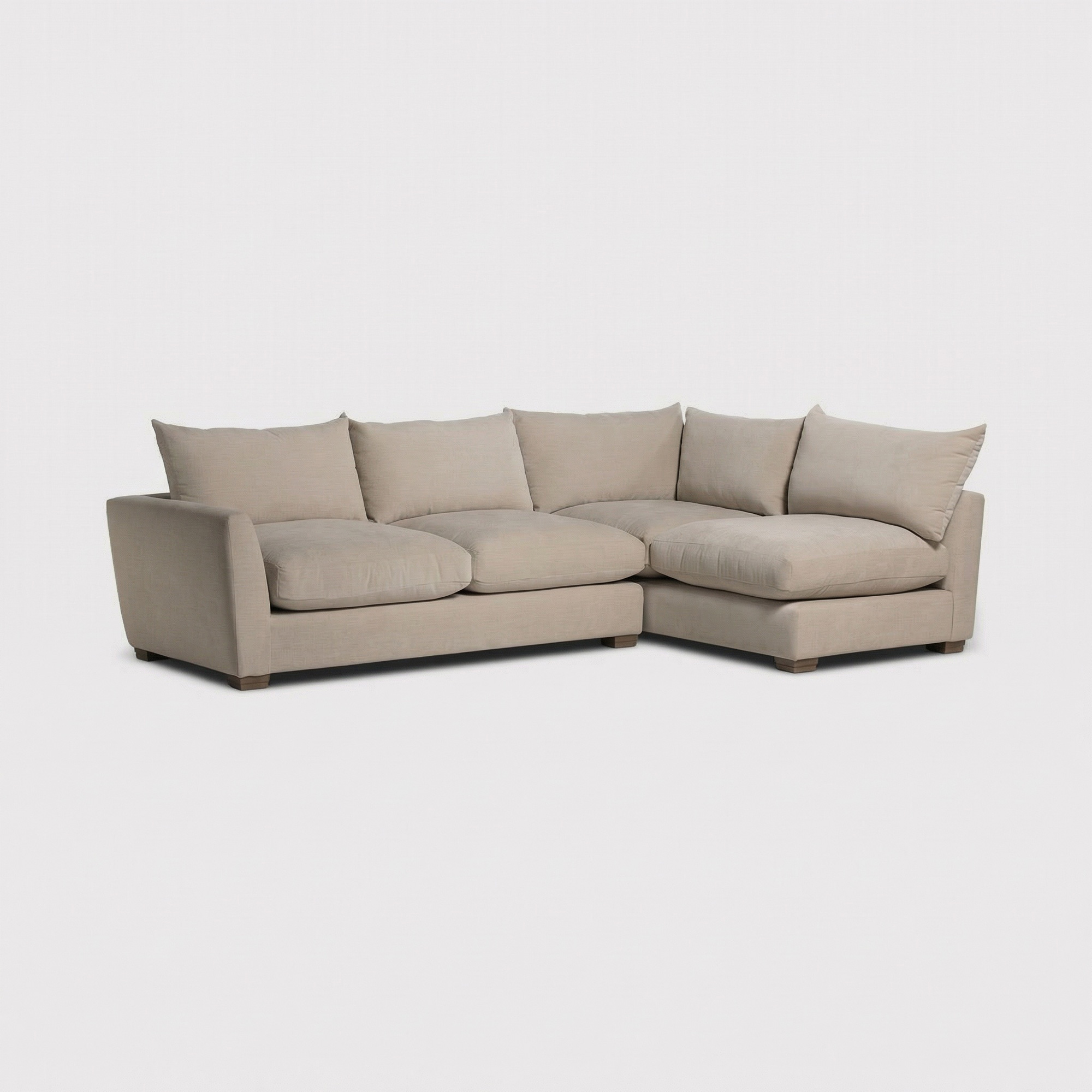 Floyd Neutral Fabric Combi Left Hand Corner Sofa