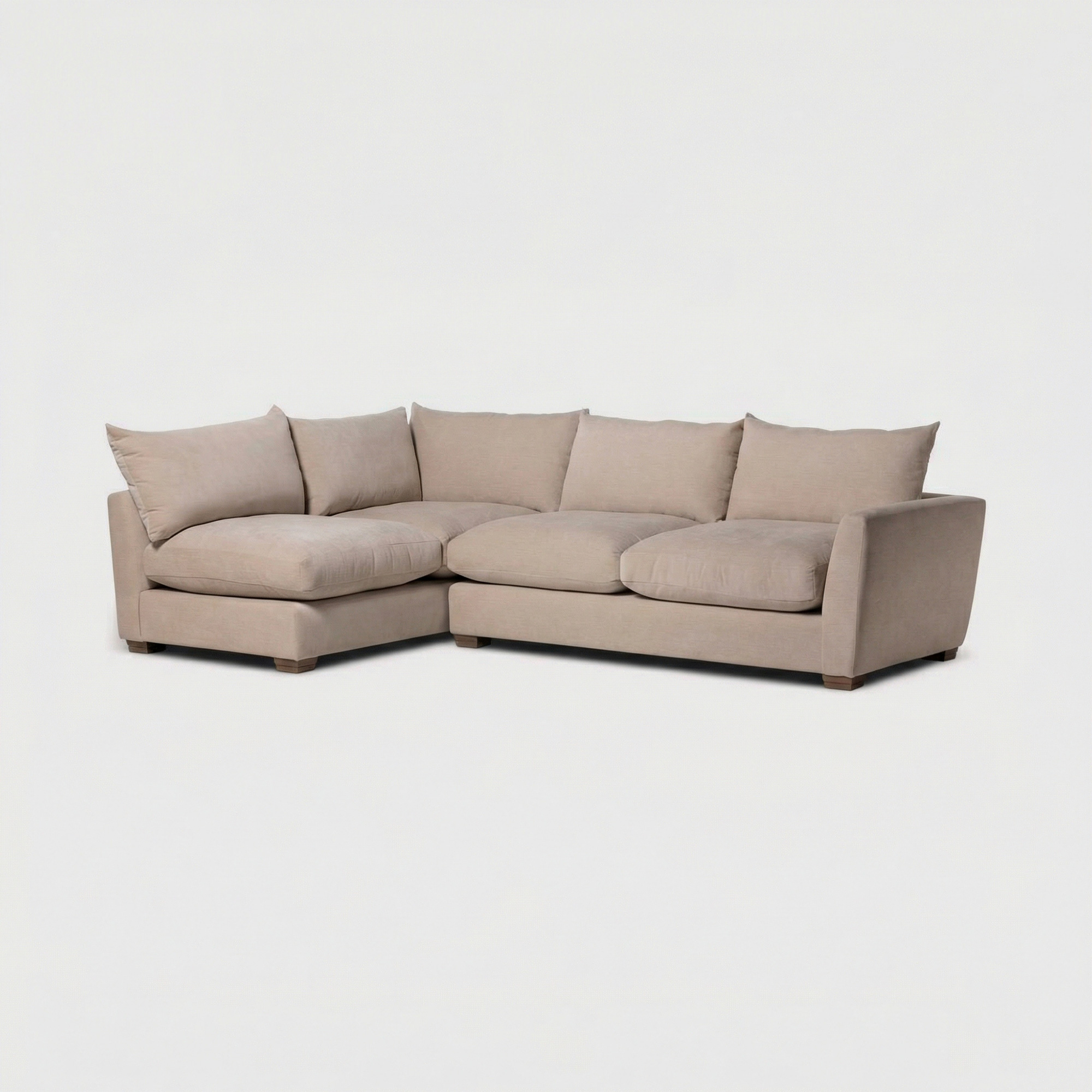 Floyd Neutral Fabric Combi Right Hand Corner Sofa