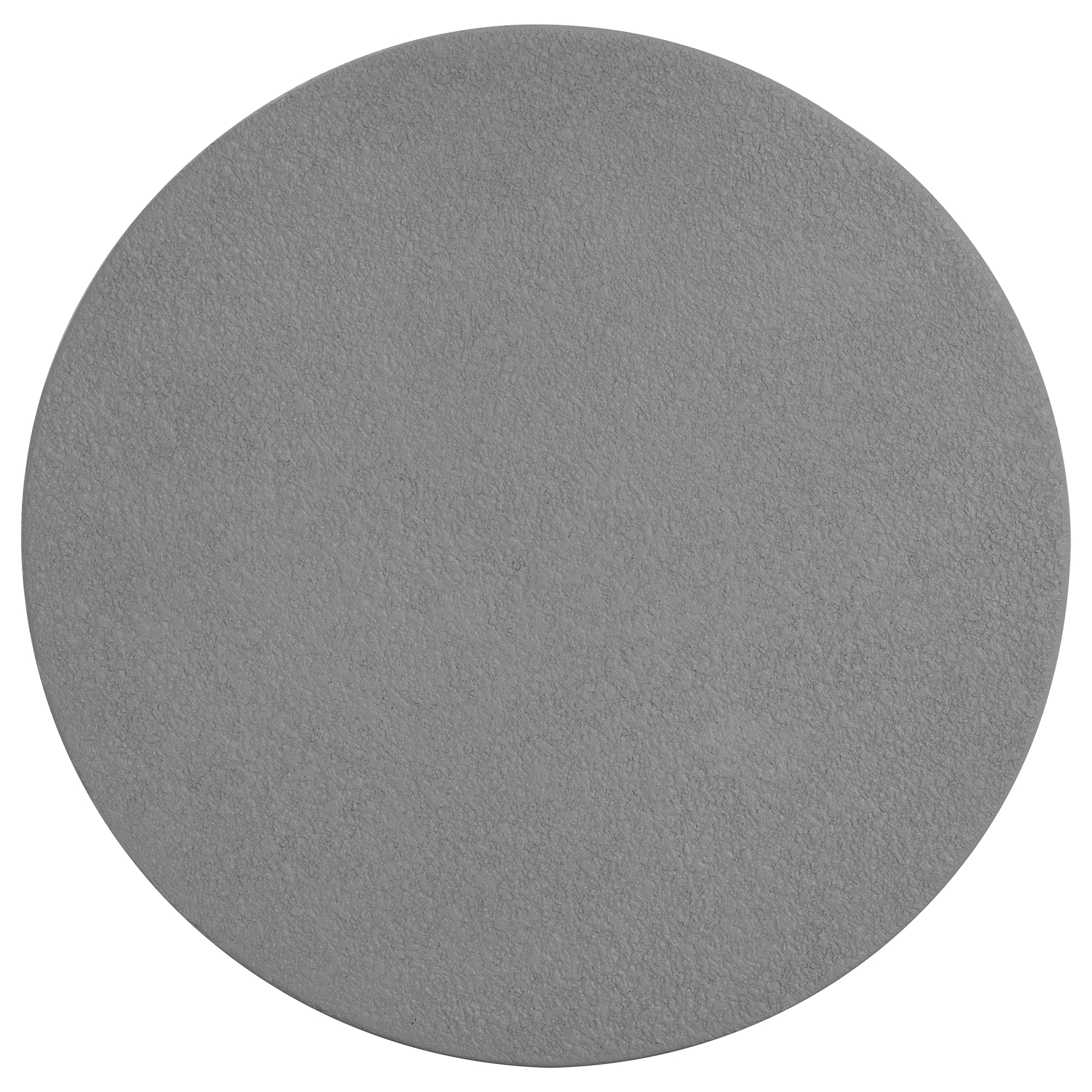 Pori Round Light Grey Concrete Effect Garden Stool