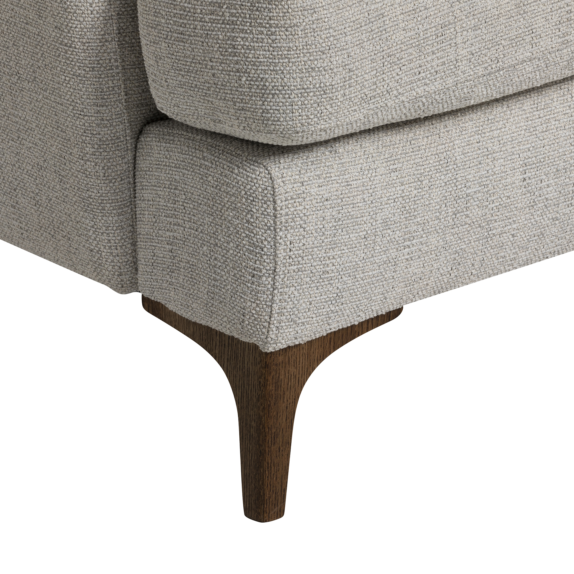 Embrey Fabric 2.5 Seater Corner Sofa with Right H and Cuddler End