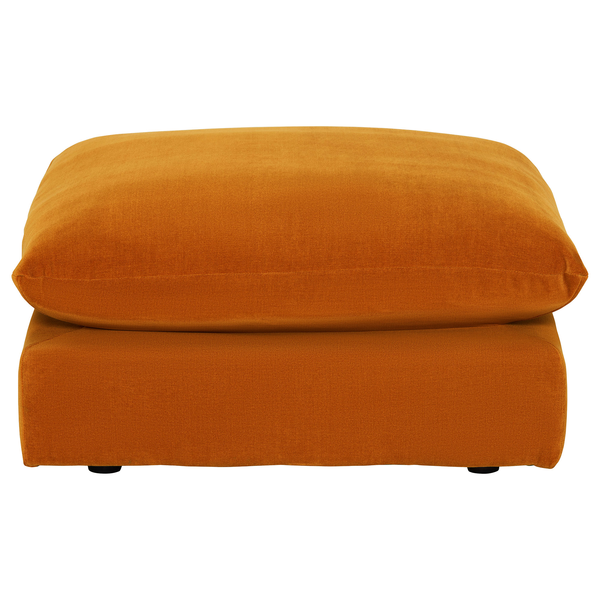 Hoxton Fabric Footstool, Dusk Marmalade	 Orange
